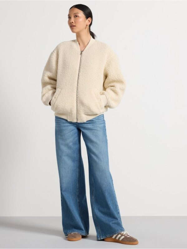Bomber jacket in pile - 3002192-1230