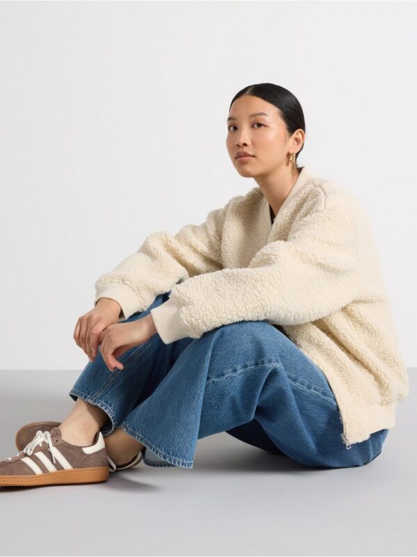 Bomber jacket in pile - 3002192-1230