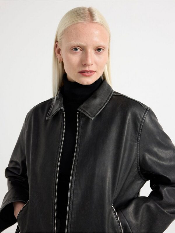 Jacket in faux leather - 3002195-80