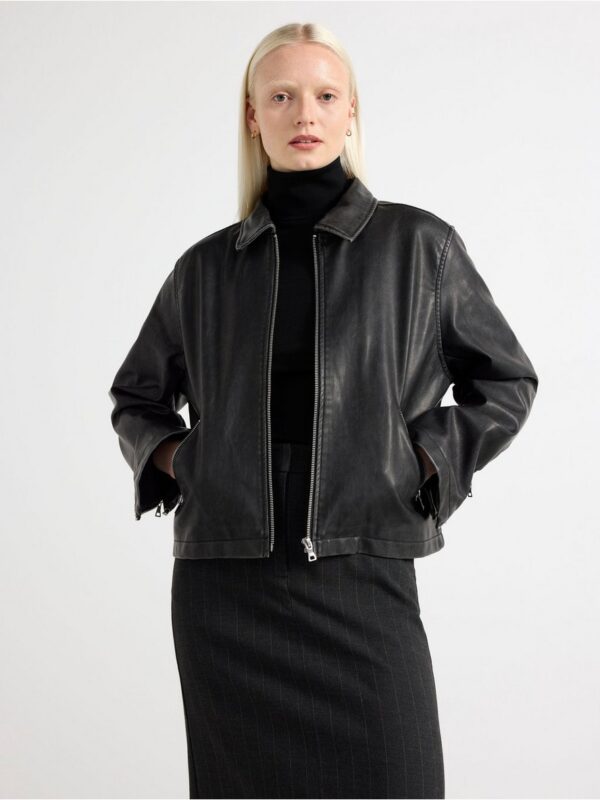 Jacket in faux leather - 3002195-80