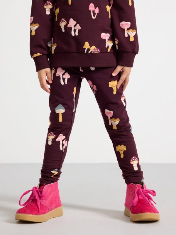 Leggings with brushed inside - 3002294-7268