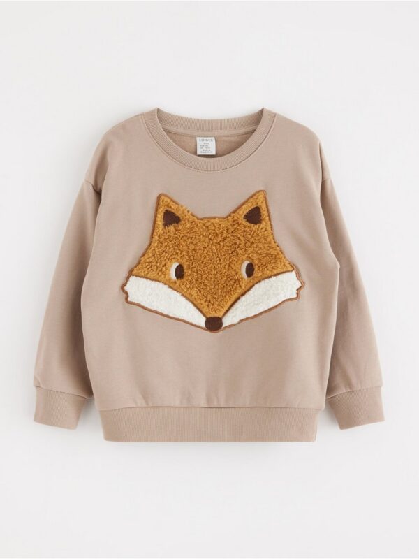 Sweatshirt with brushed inside - 3002306-6402