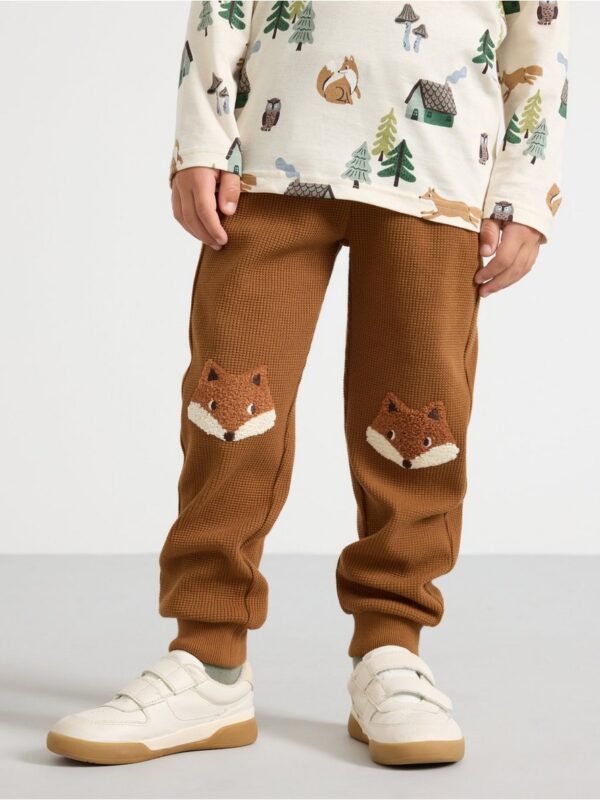 Trousers with patches - 3002309-1767
