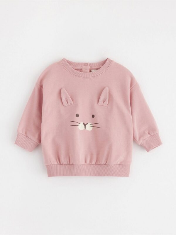 Sweatshirt with brushed inside - 3002333-7351