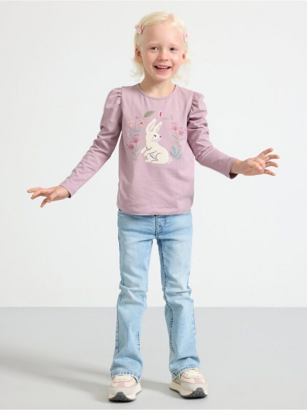 Top with puff sleeves - 3002349-8121