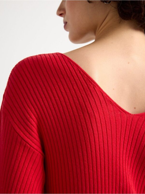 Rib-knitted midi dress - 3002361-9612