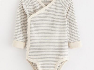 Long-sleeved wrap bodysuit - 3002436-1230