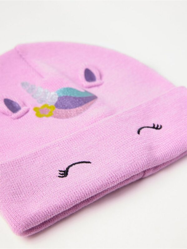 Knitted beanie - 3002480-9857