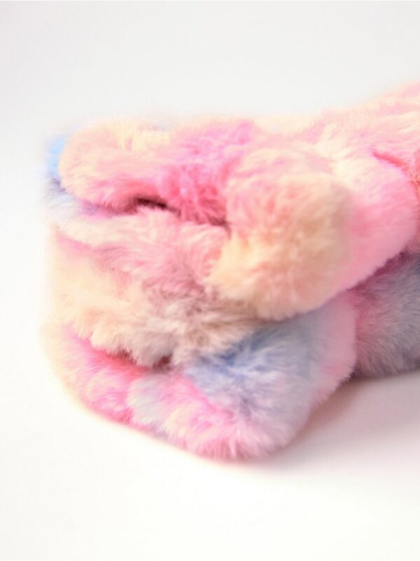 Mittens in faux fur - 3002488-1080