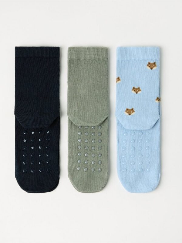 3-pack socks with antislip - 3002557-7954