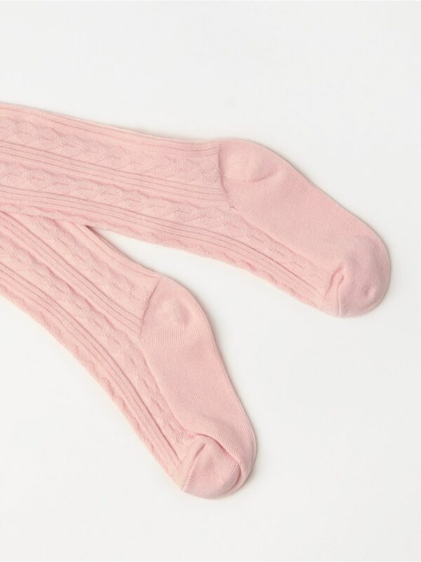 Cable knit tights - 3002593-6907