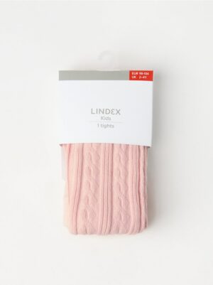 Cable knit tights - 3002593-6907