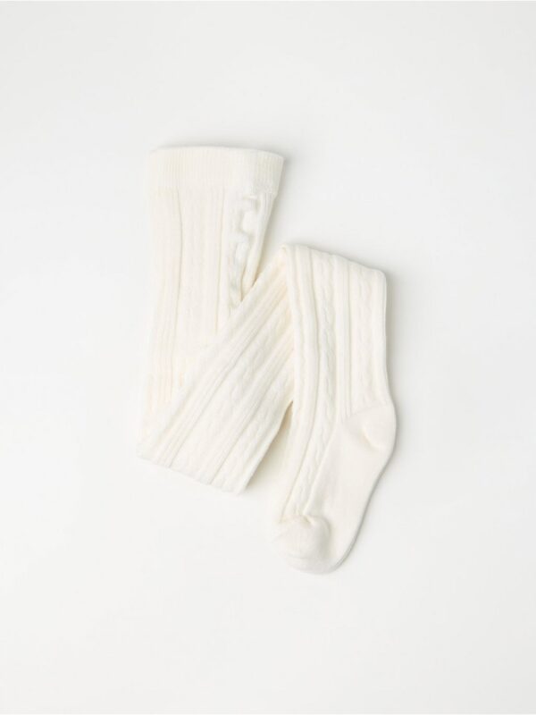 Cable knit tights - 3002593-76