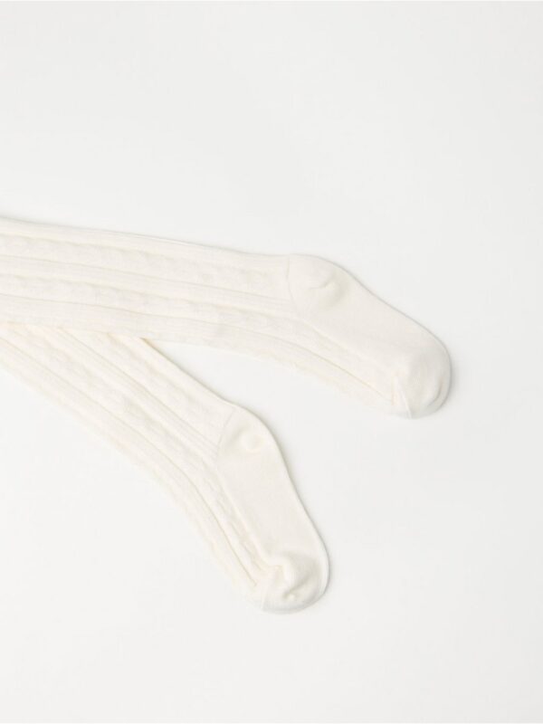 Cable knit tights - 3002593-76