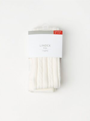 Cable knit tights - 3002593-76