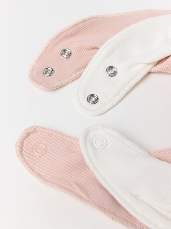 2-pack ribbed bibs - 3002643-6928