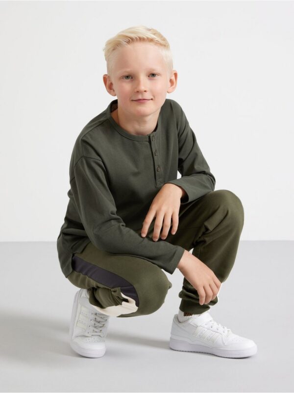 Joggers with brushed inside - 3002734-8611