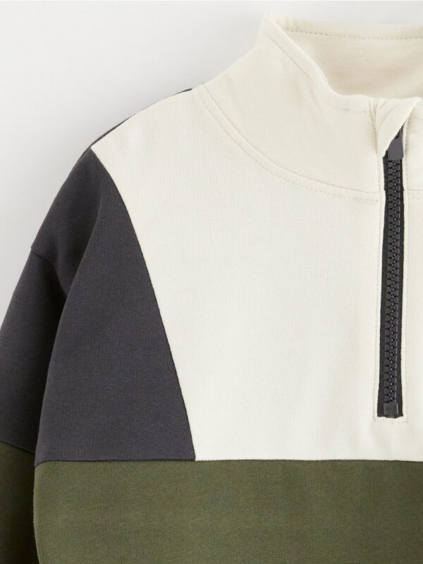 Sweatshirt with half-zip - 3002752-8611