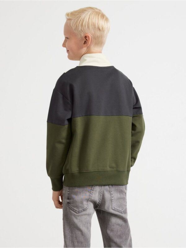 Sweatshirt with half-zip - 3002752-8611