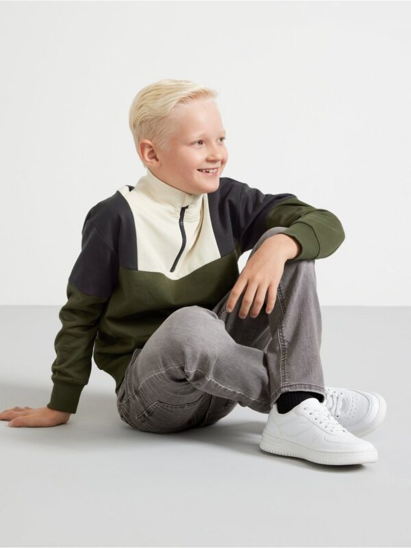 Sweatshirt with half-zip - 3002752-8611