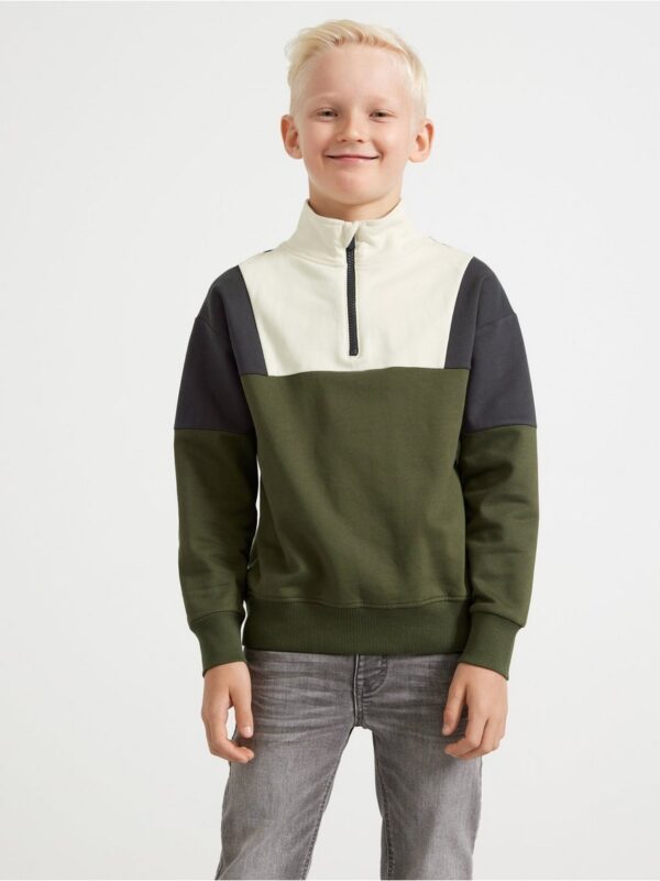 Sweatshirt with half-zip - 3002752-8611