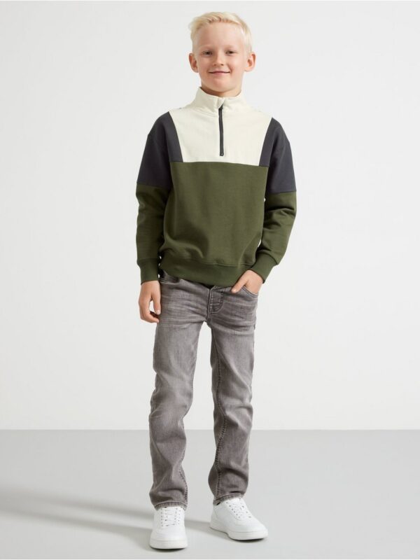 Sweatshirt with half-zip - 3002752-8611