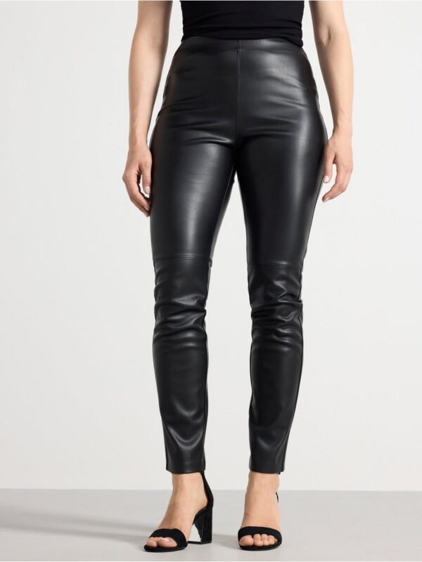 Leggings in imitation leather - 3002797-80