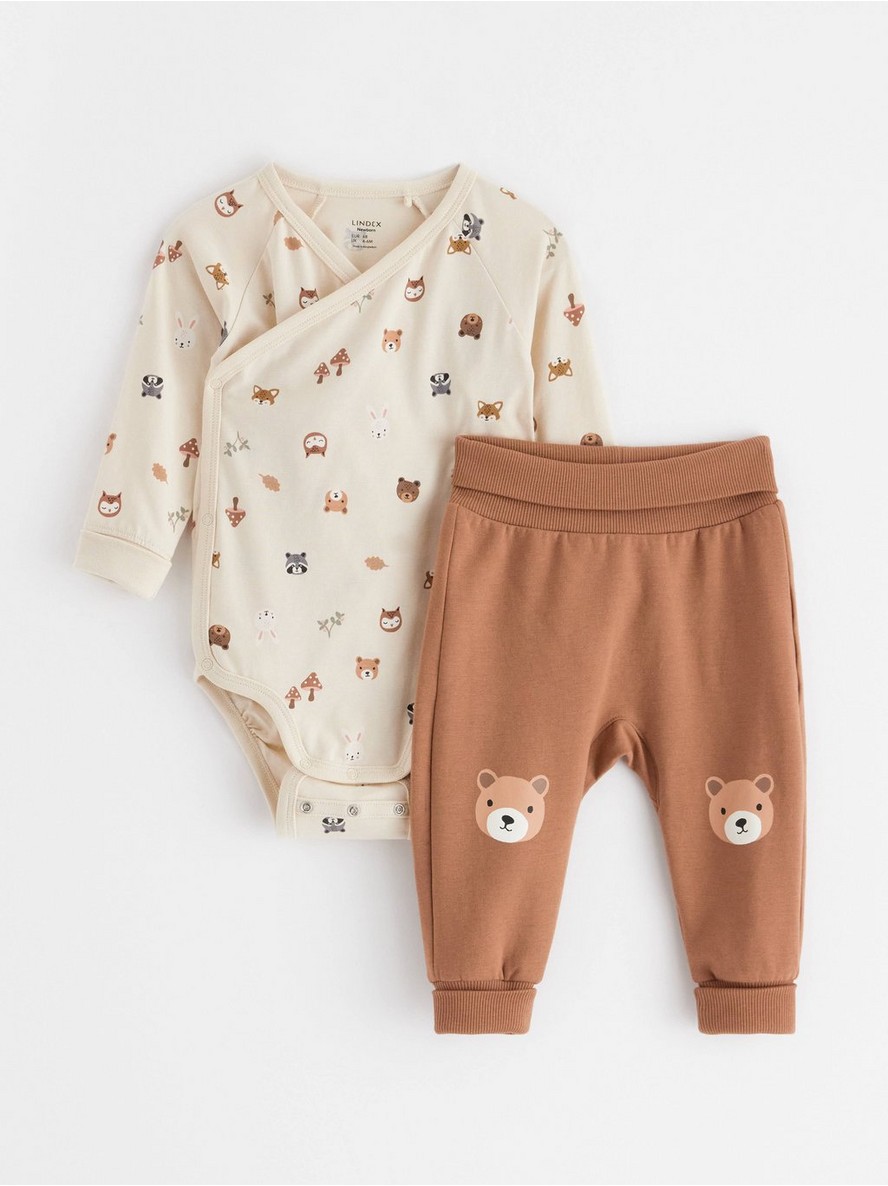Set garderoba – Set – wrap bodysuit and trousers