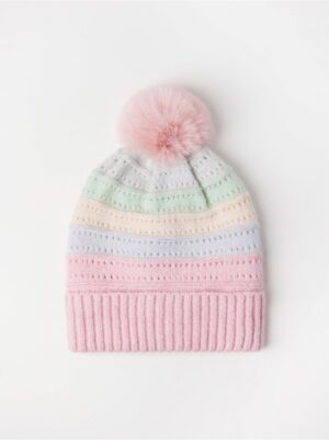 Rib-knitted beanie - 3003017-6950
