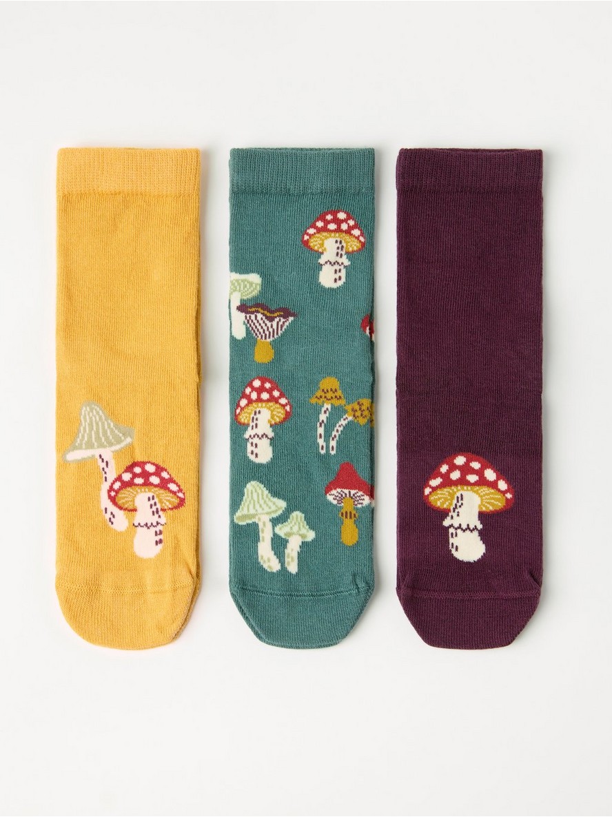 Carape – 3-pack  socks with antislip