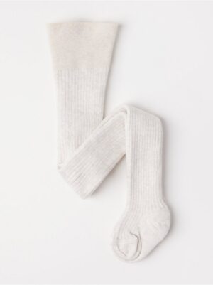 Rib-knitted tights - 3003183-7197