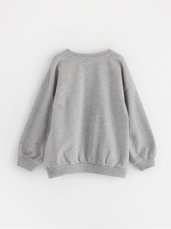 Sweatshirt with brushed inside - 3003243-7692