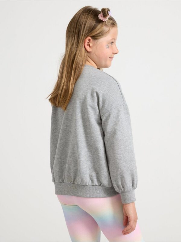 Sweatshirt with brushed inside - 3003243-7692