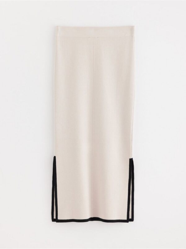 Knitted midi skirt - 3003320-7403