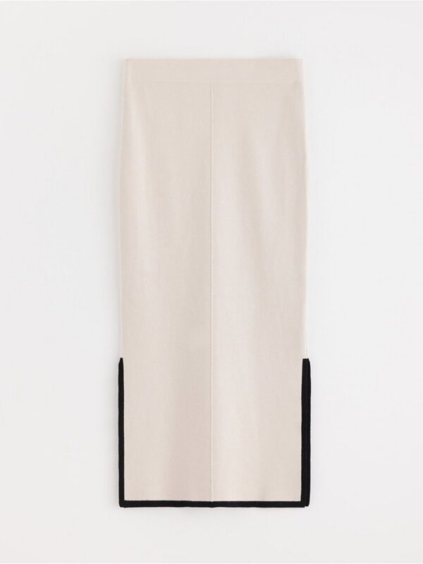 Knitted midi skirt - 3003320-7403