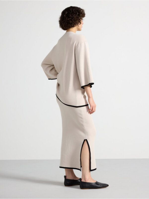 Knitted midi skirt - 3003320-7403