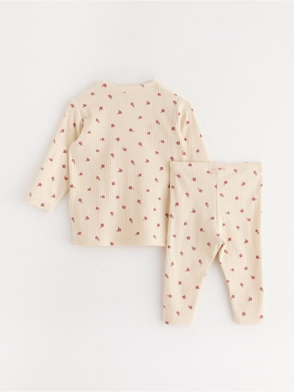 Set - long sleeved top and leggings - 3003359-1230