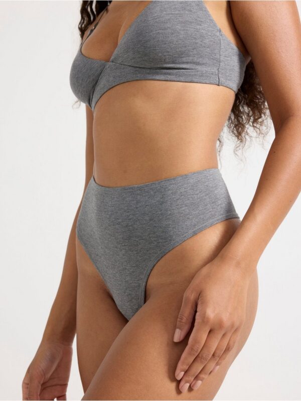 Thong with high waist - 3003444-8422
