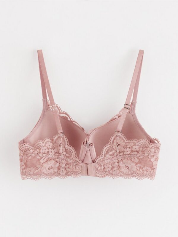 Lilja t-shirt bra with lace - 7775946-6917