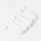 5-pack white ankle socks - 7813046-70