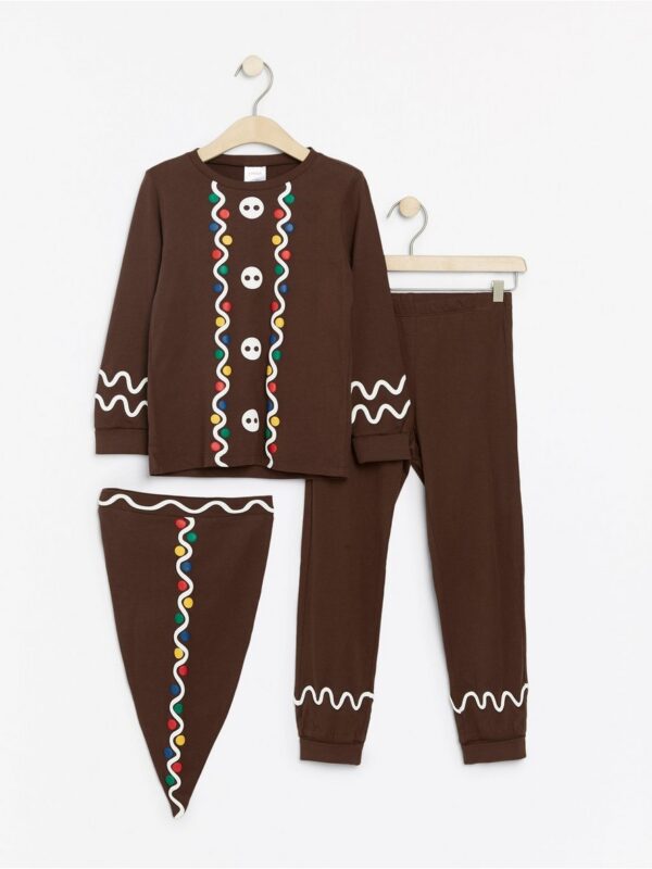 Gingerbread costume with hat - 7910606-8604