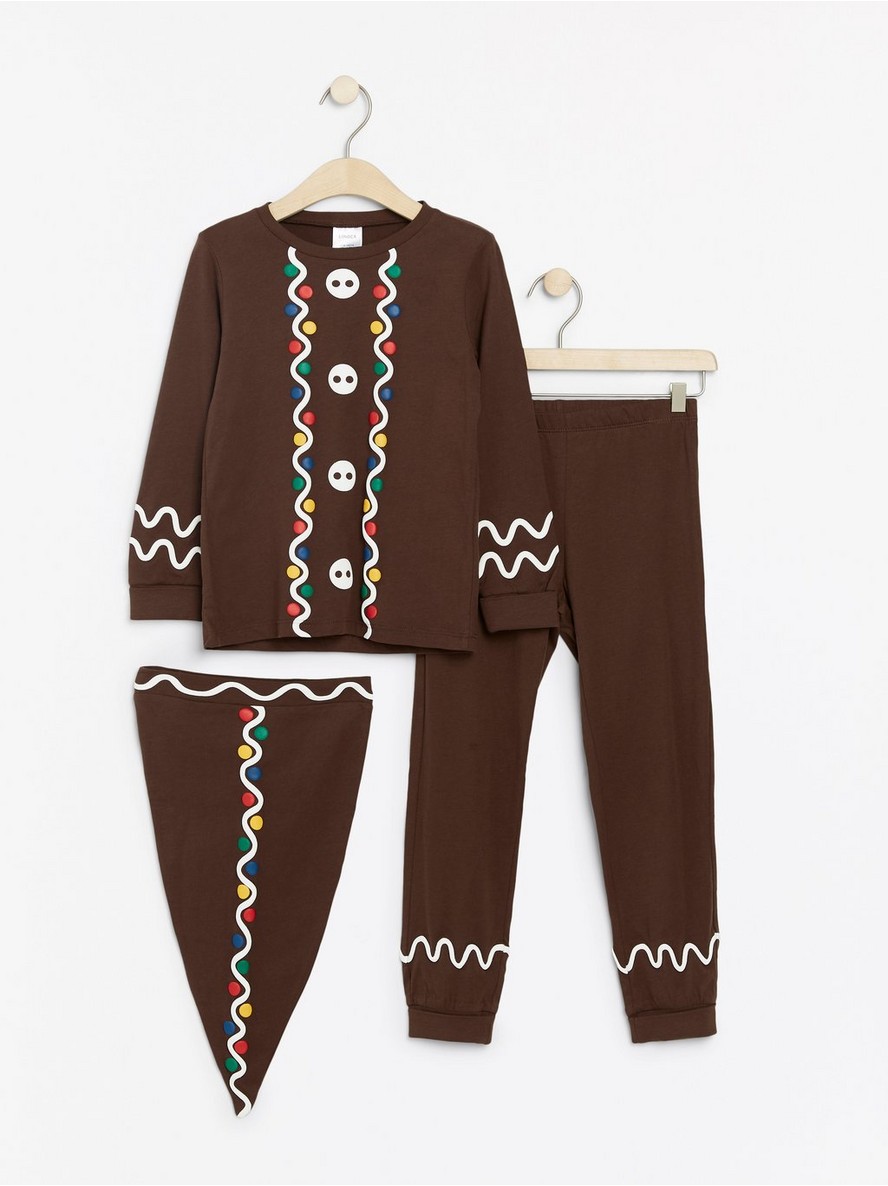 Set garderoba – Gingerbread costume with hat
