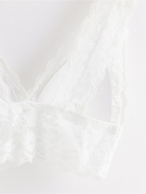 Bralette with lace - 7983700-70