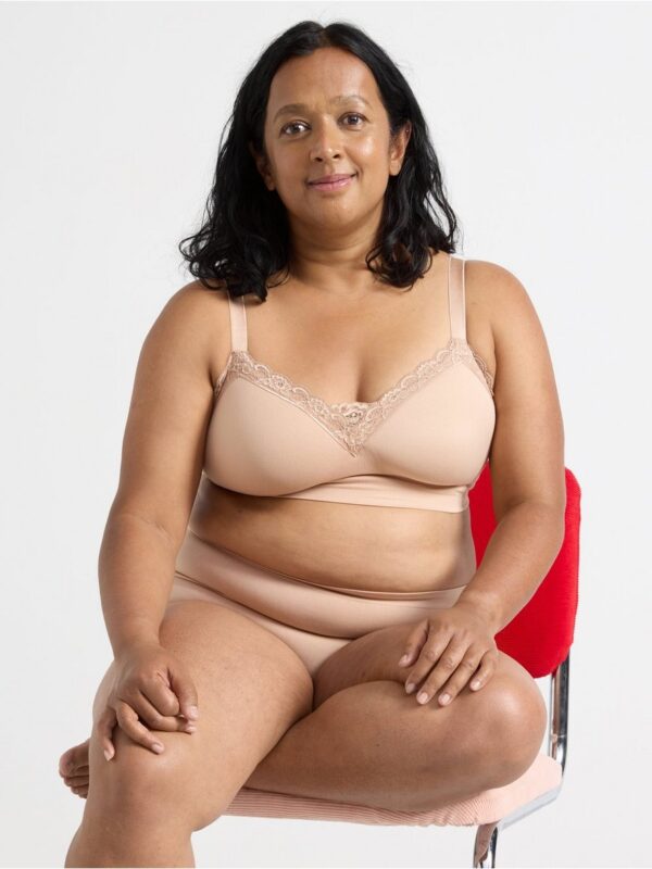 Wirefree prosthesis bra with lace - 8296171-6793