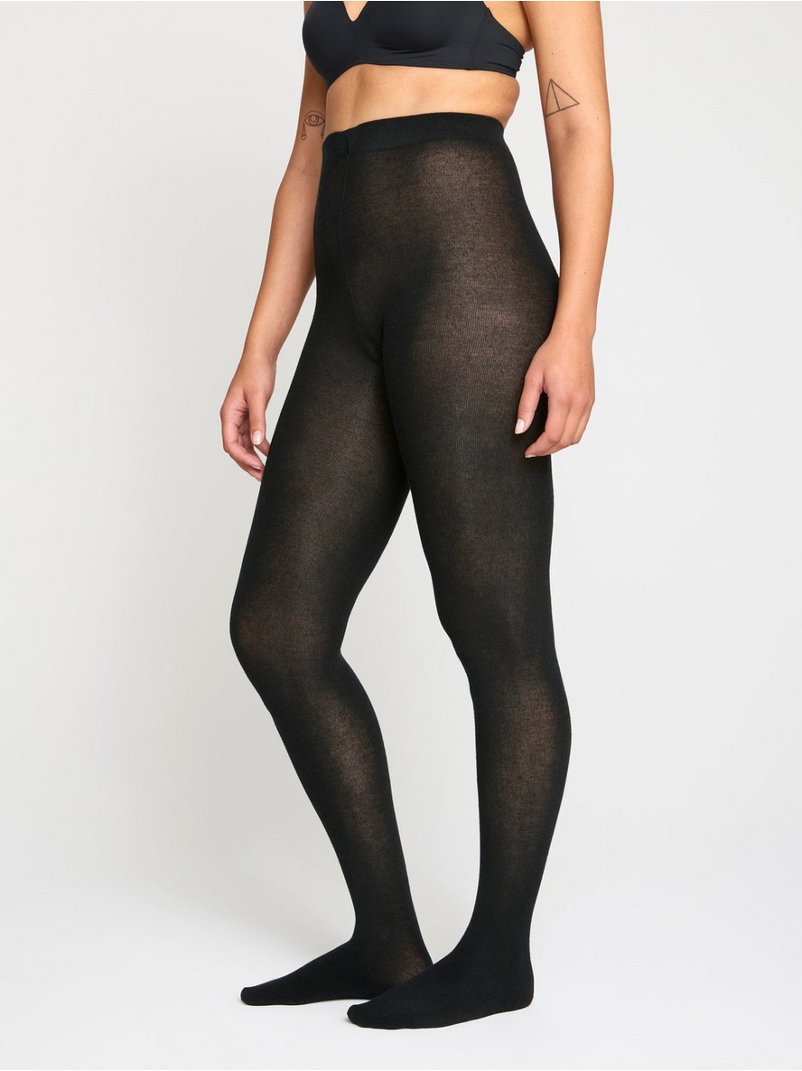 Hulahopke – Knitted cotton blend tights