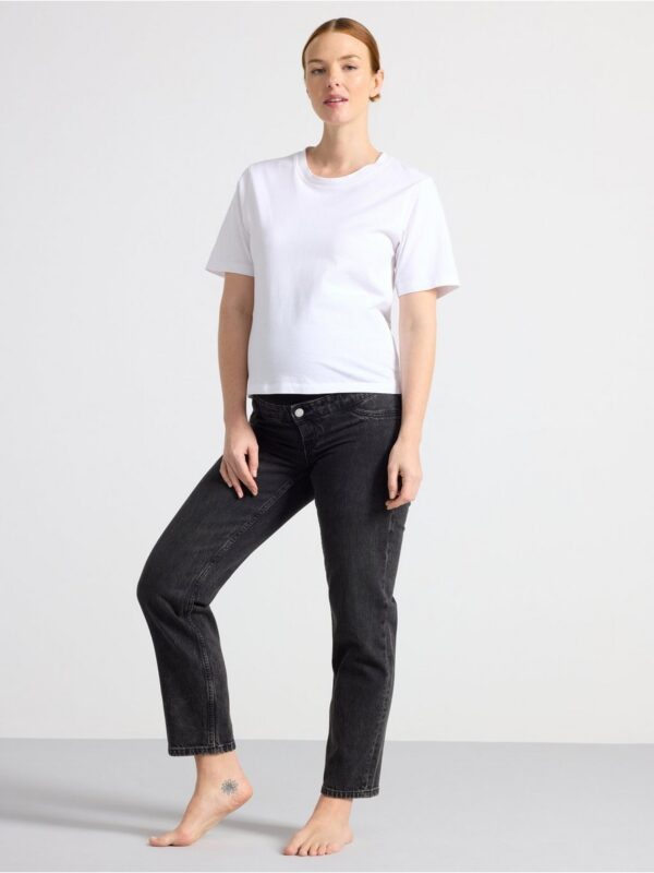 MOM Straight cropped jeans - 8446256-80