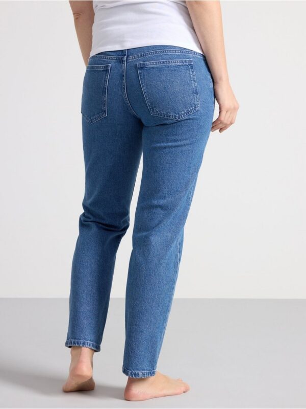 MOM STRAIGHT Nea cropped  maternity jeans - 8446257-766
