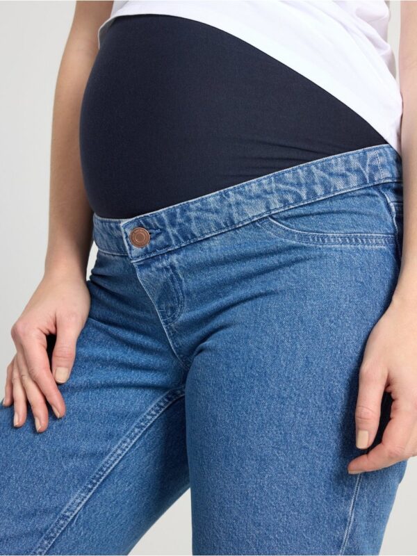 MOM STRAIGHT Nea cropped  maternity jeans - 8446257-766
