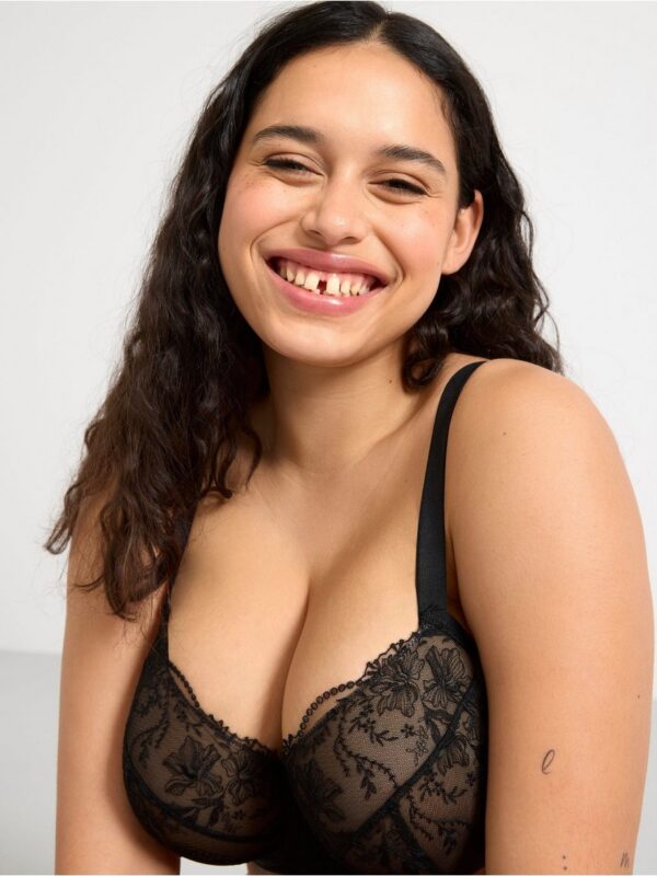 ella m – unpadded bra in mesh - 8534400-80