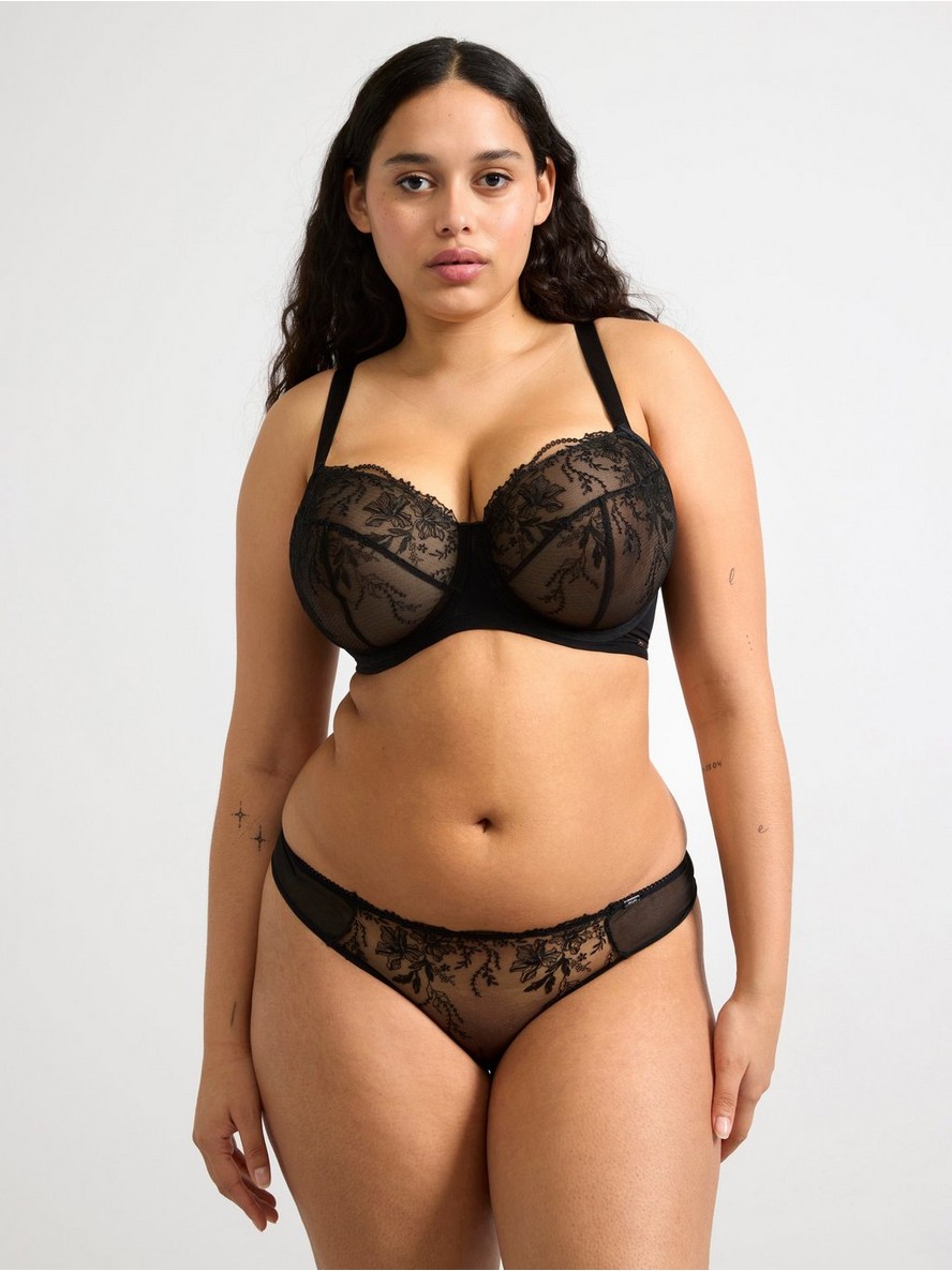 Brushalter – ella m – unpadded bra in mesh